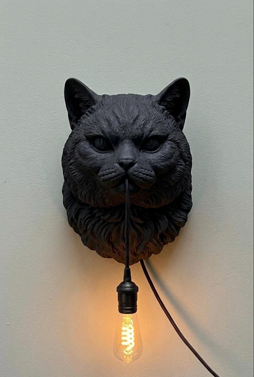 Lampada da Parete Gatto – foto 3