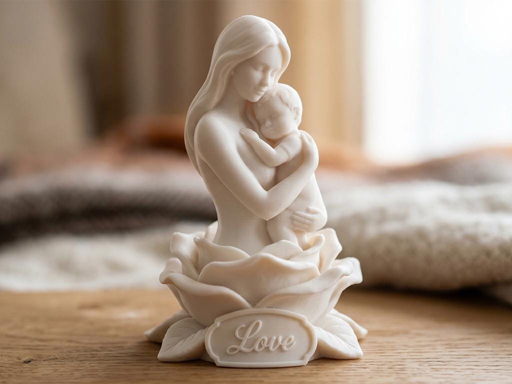 Statua Mamma e Bambino