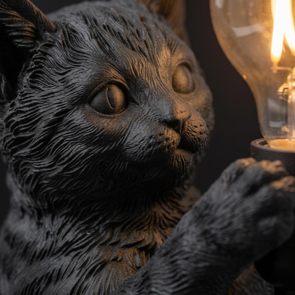 Lampada Gatto Soriano – foto 4