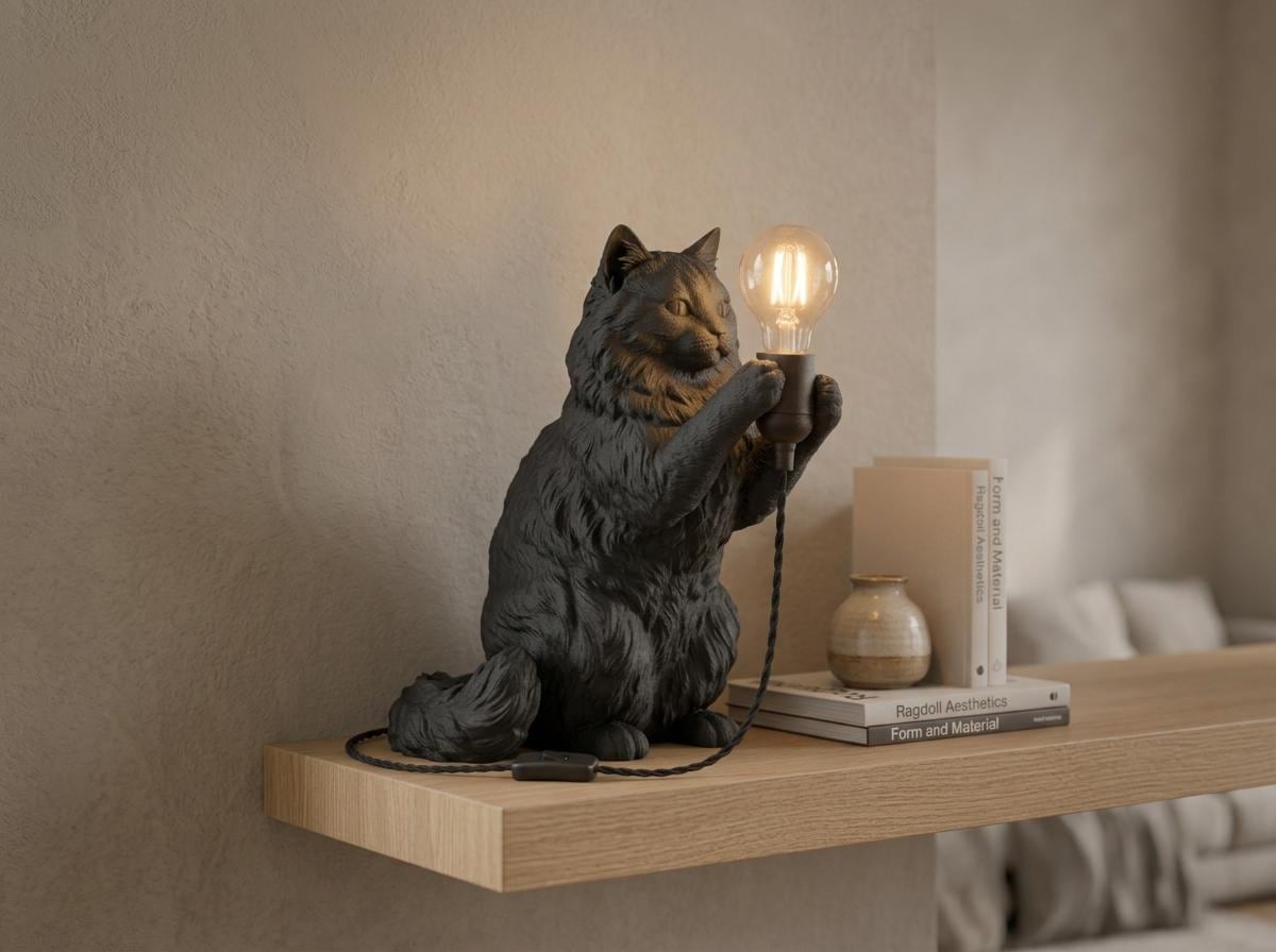 Lampada Gatto Ragdoll – Classica