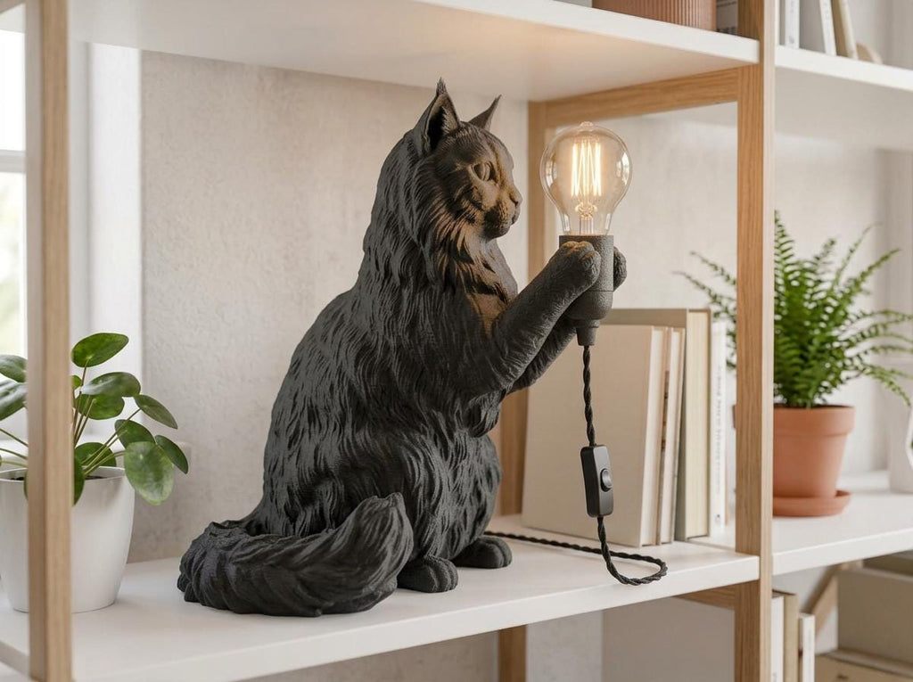 Lampada Gatto delle Foreste Norvegesi – foto 2