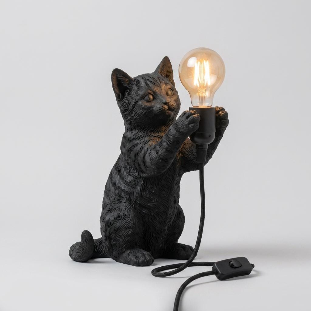 Lampada Gatto Soriano – foto 2