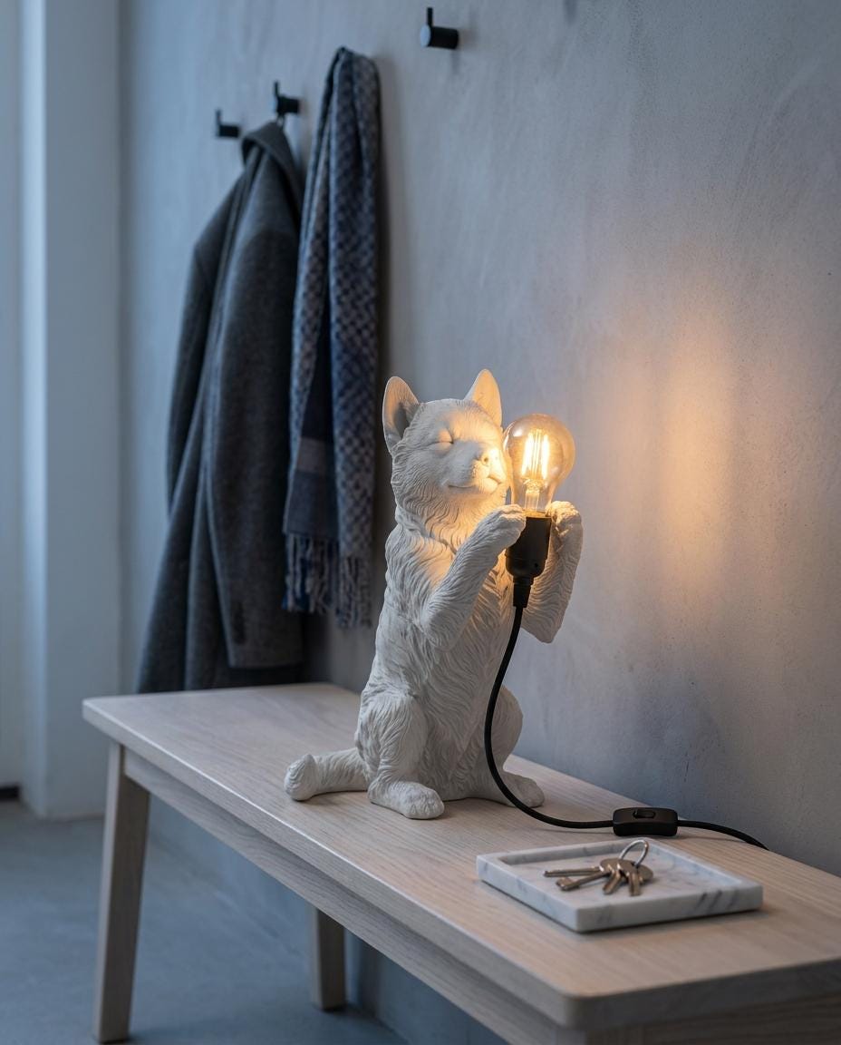 Lampada Husky – Bianco Opaco