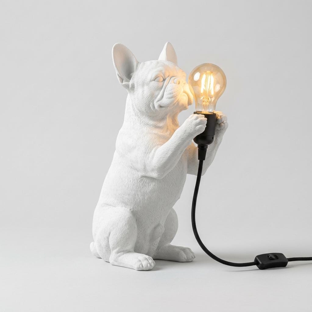 Lampada Carlino – Bianco Opaco – foto 3