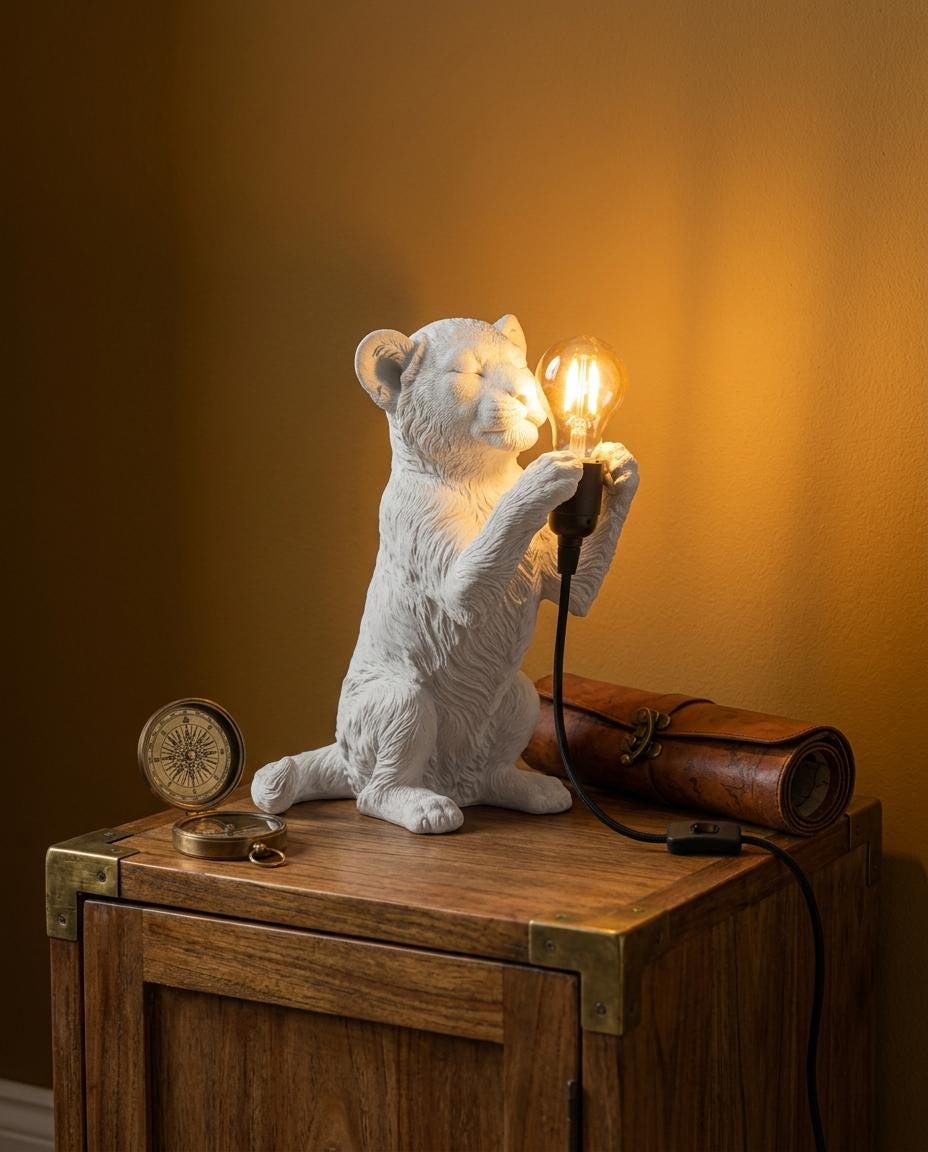 Lampada Cucciolo di Leone