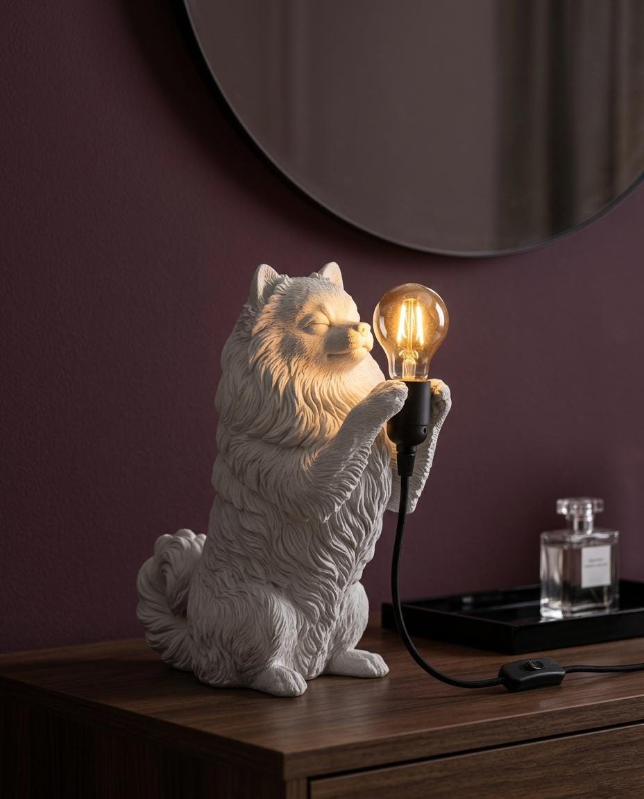 Lampada Volpino di Pomerania