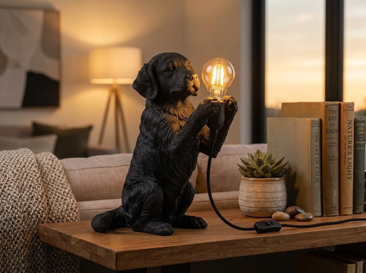 Lampada Golden Retriever