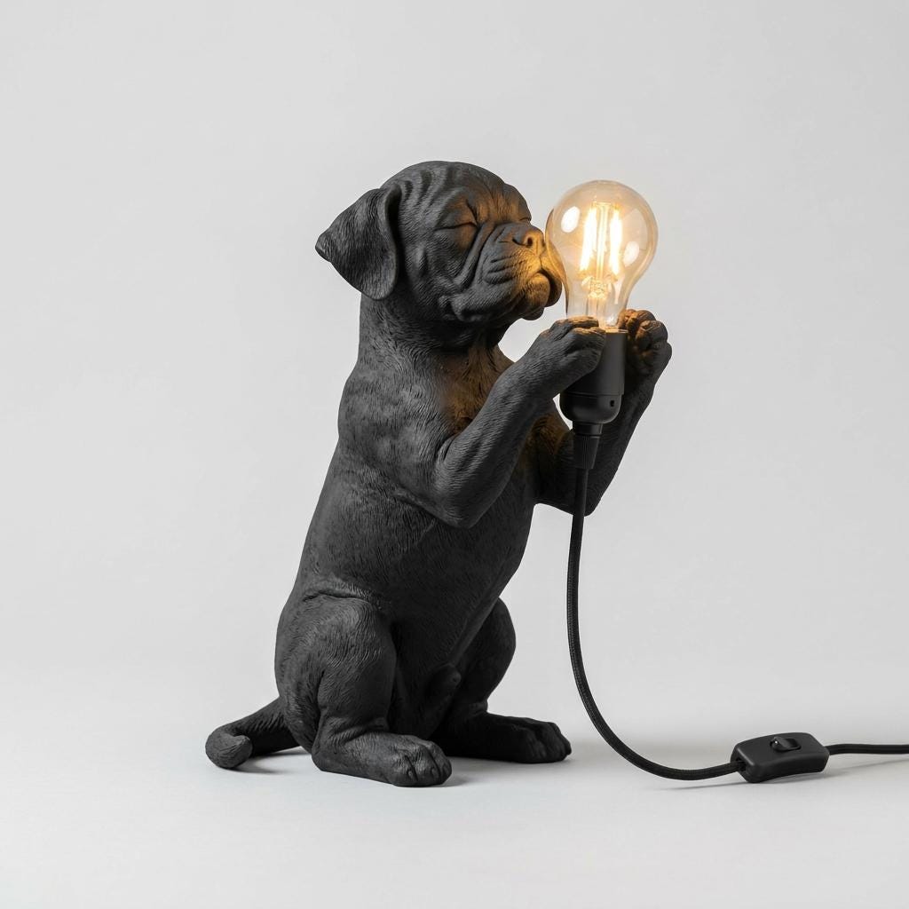 Lampada Cucciolo di Boxer – foto 3