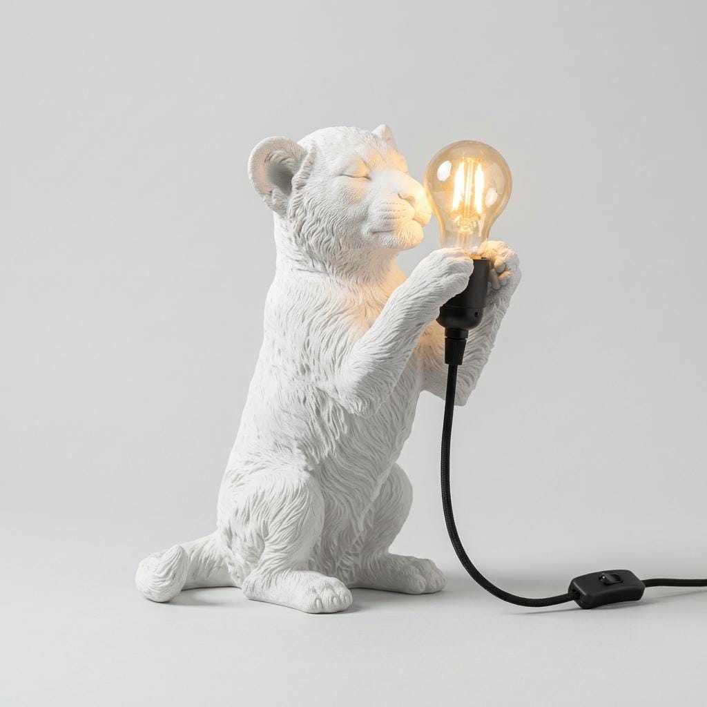 Lampada Cucciolo di Leone – foto 2