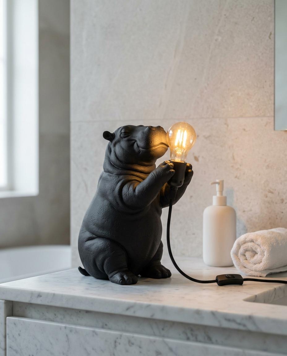 Lampada Ippopotamo – foto 2