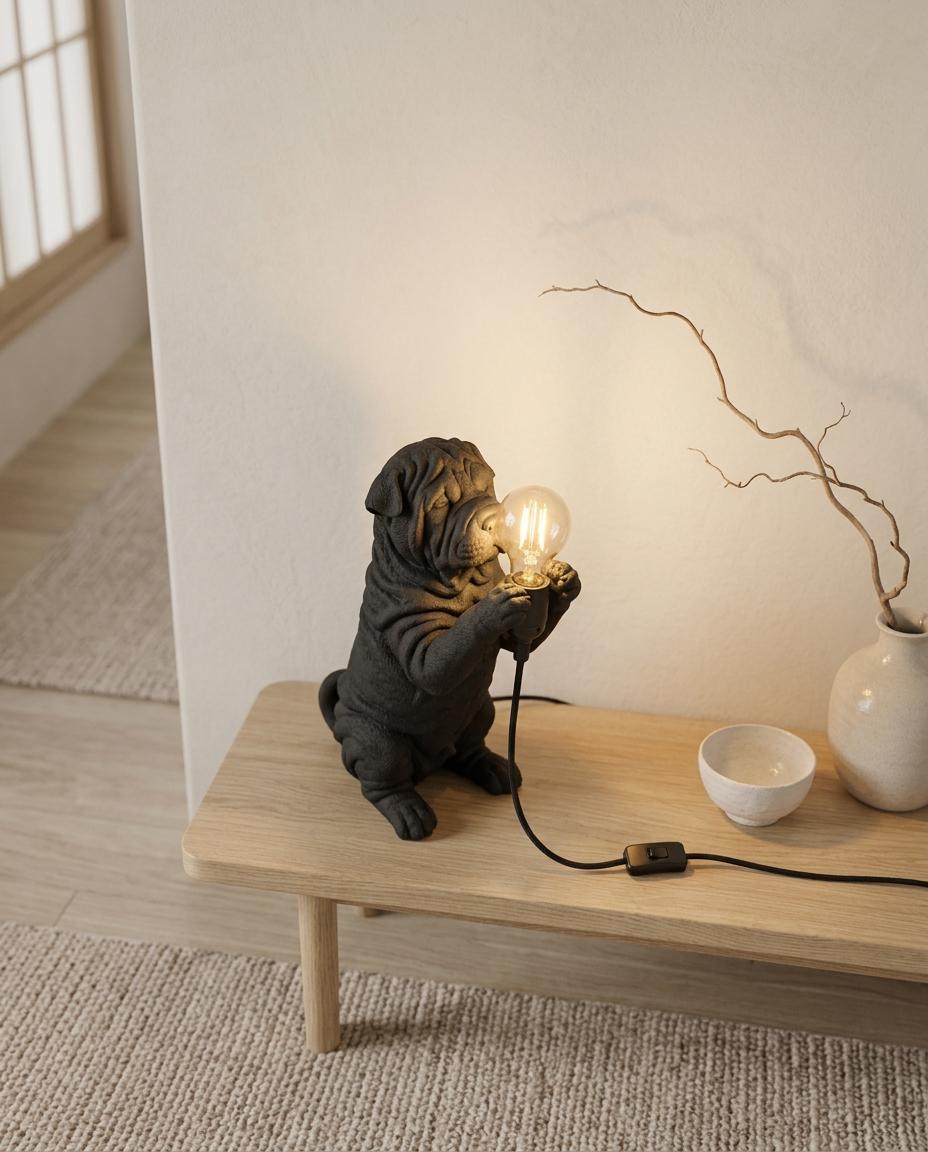 Lampada Cucciolo di Shar-Pei – foto 2