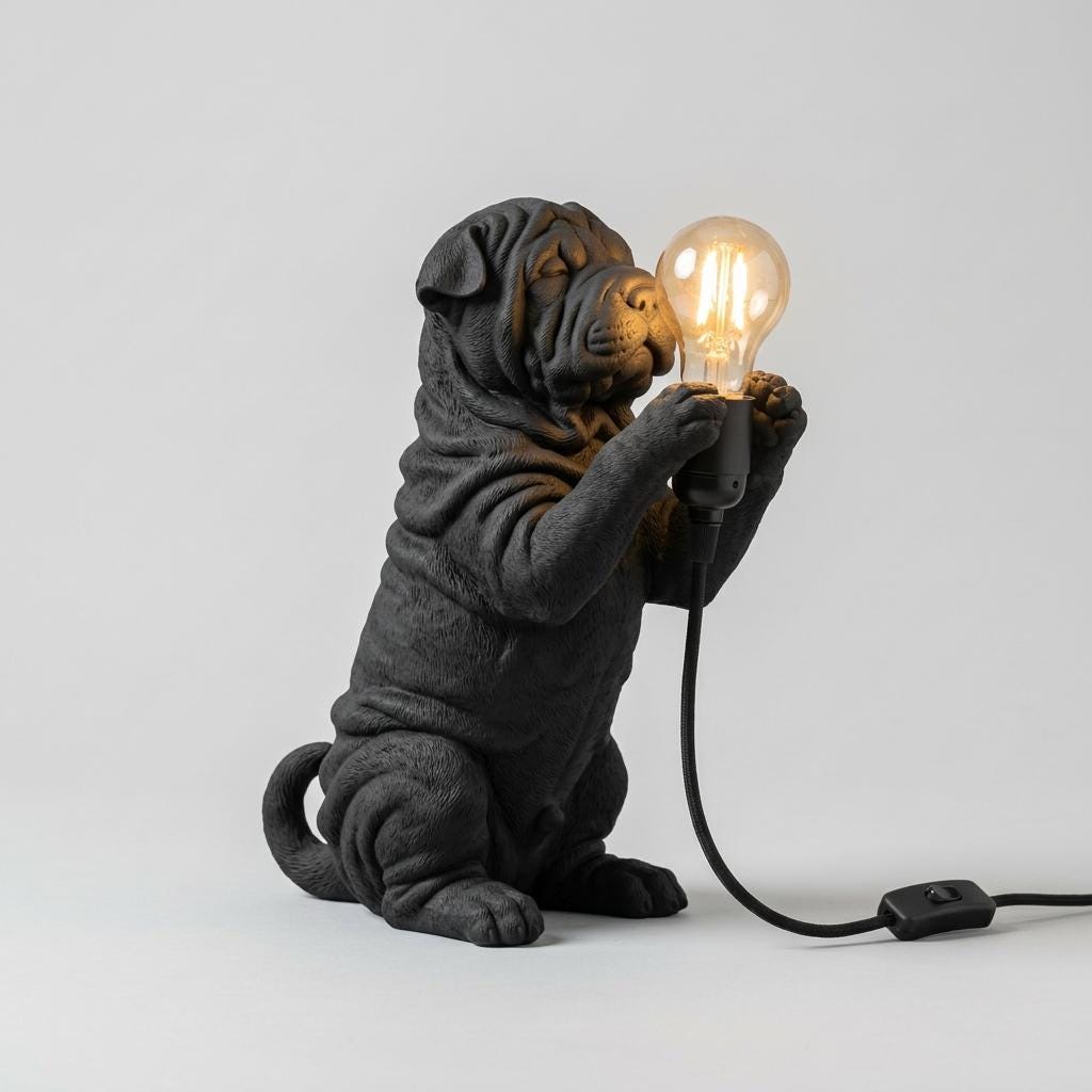 Lampada Cucciolo di Shar-Pei – foto 3