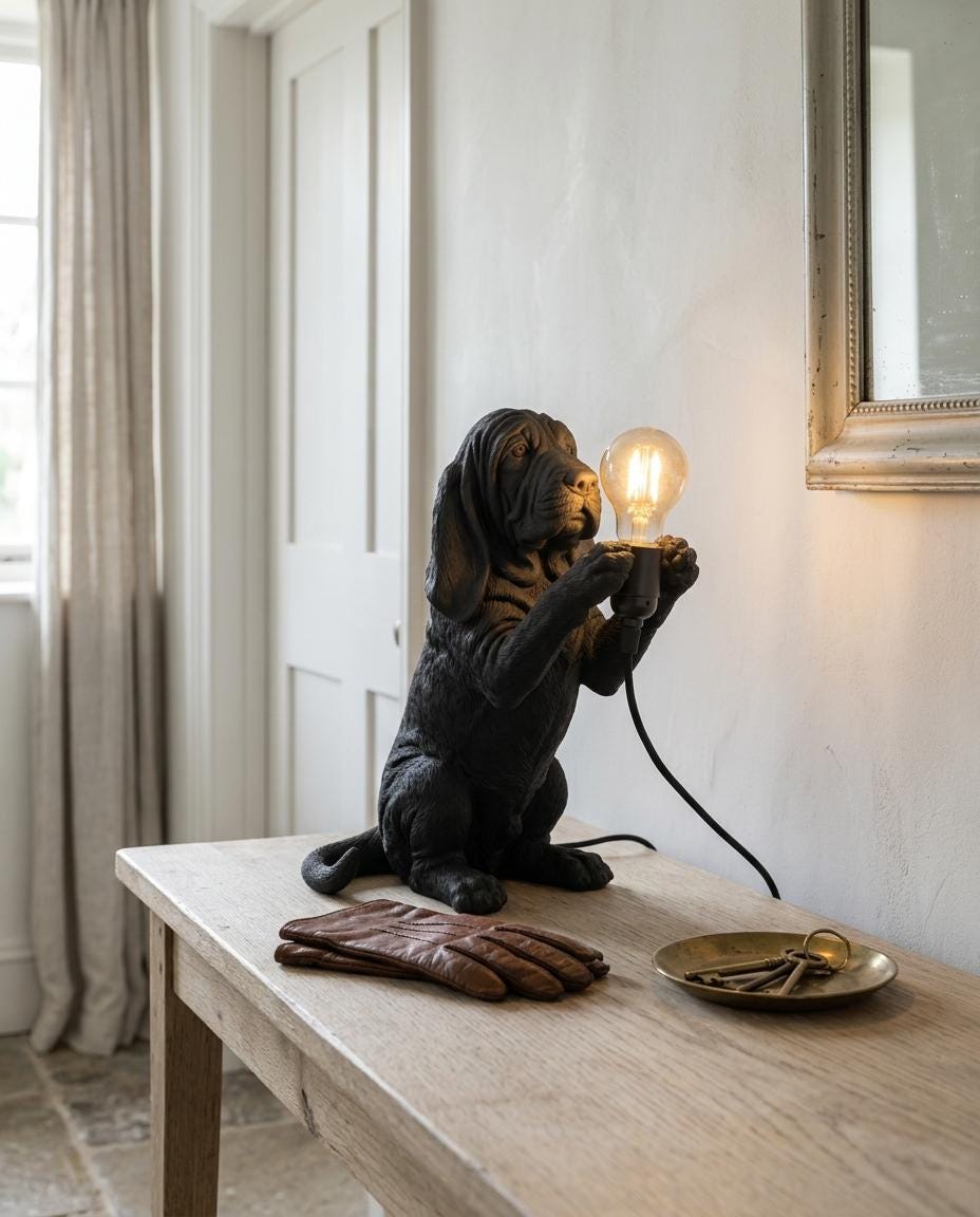 Lampada Cucciolo di Bloodhound