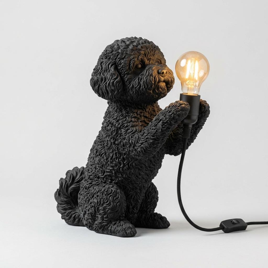 Lampada Bichon Frisé – foto 3